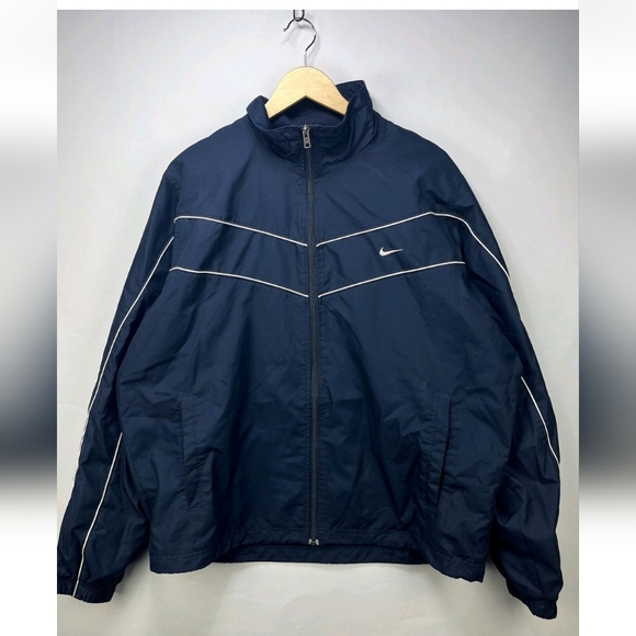 Nike Other - VTG Nike Athletic Department Blue White Windbreaker Men's XL